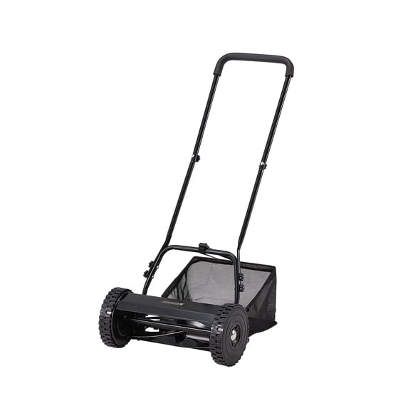 JFHID 14-Inch Manual Push Reel Lawn Mower,5-Blade Design
