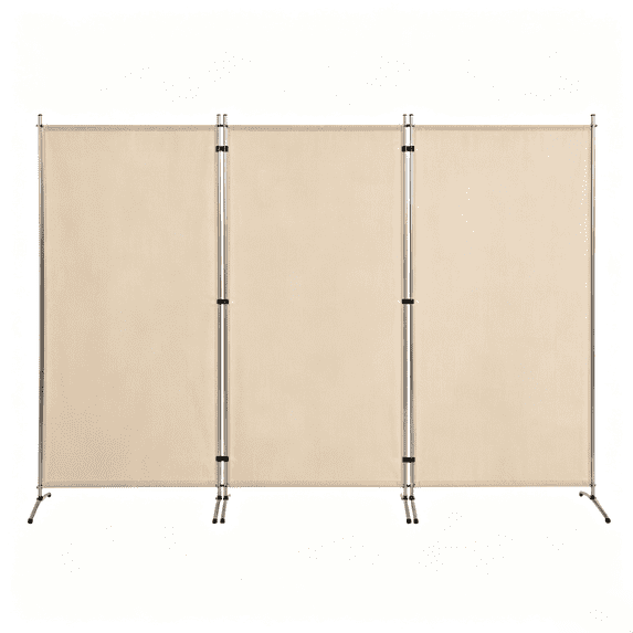 AECOJOY 3 Panel Room Divider 6 FT Tall Folding Privacy Screen