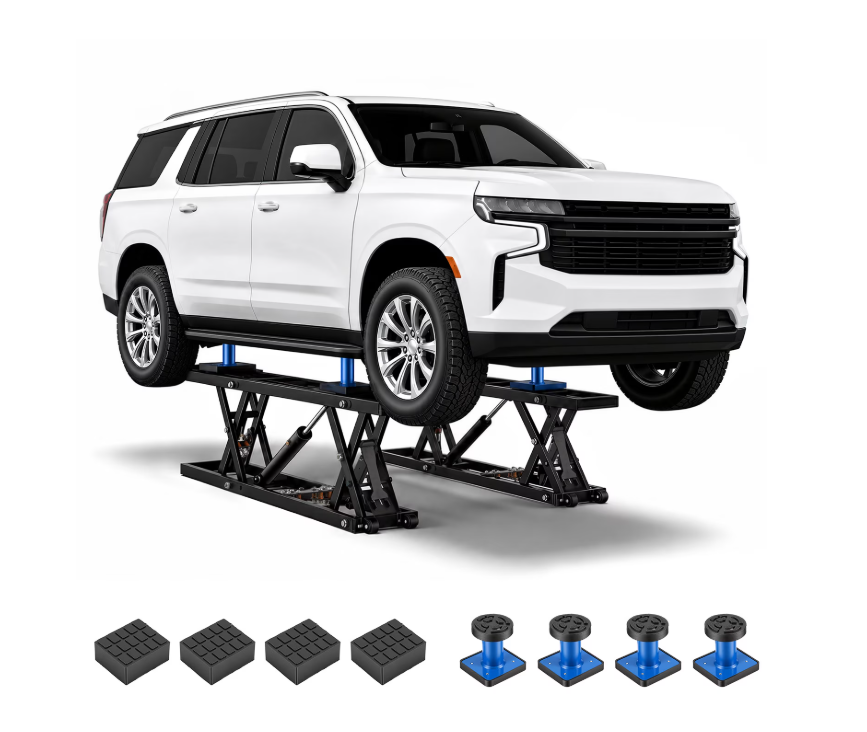 YODOLLA Portable Car Lift - 8000 LBS Capacity,Heavy Duty Quick Jack with 26.8" Max Height,Adjustable Scissor Lift for garage